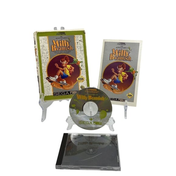 The Adventures Of Willy Beamish Sega CD Very Good Condition Authentic Complete